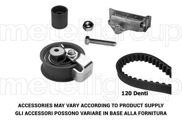 METELLI Fogasszíjkészlet - 29-0017 - TothCarparts