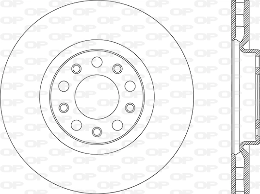 OPEN PARTS féktárcsa - BDR2877.20 - TothCarparts