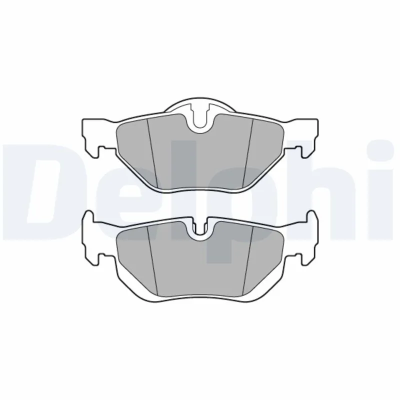 DELPHI fékbetétkészlet, tárcsafék - LP3618-17B1 - TothCarparts
