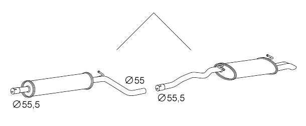 VEGAZ GmbH hátsó hangtompító - SKS-216 - TothCarparts