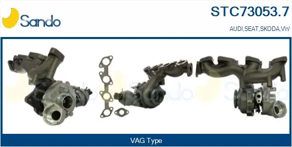 SANDO töltő, feltöltés - STC73053.7 - TothCarparts
