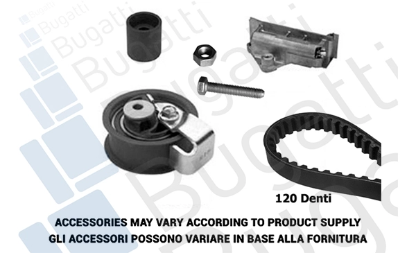 BUGATTI Fogasszíjkészlet - BKCD0583 - TothCarparts
