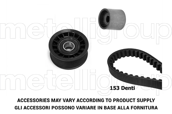 KWP Fogasszíjkészlet - TW371 - TothCarparts