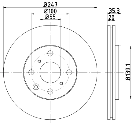 DON féktárcsa - PCD18312 - TothCarparts
