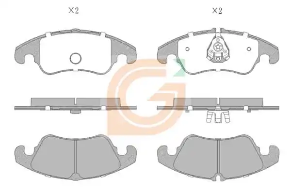 GAMA-SA fékbetétkészlet, tárcsafék - GA11156 - TothCarparts