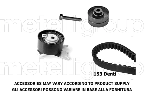 METELLI Fogasszíjkészlet - 29-0125 - TothCarparts