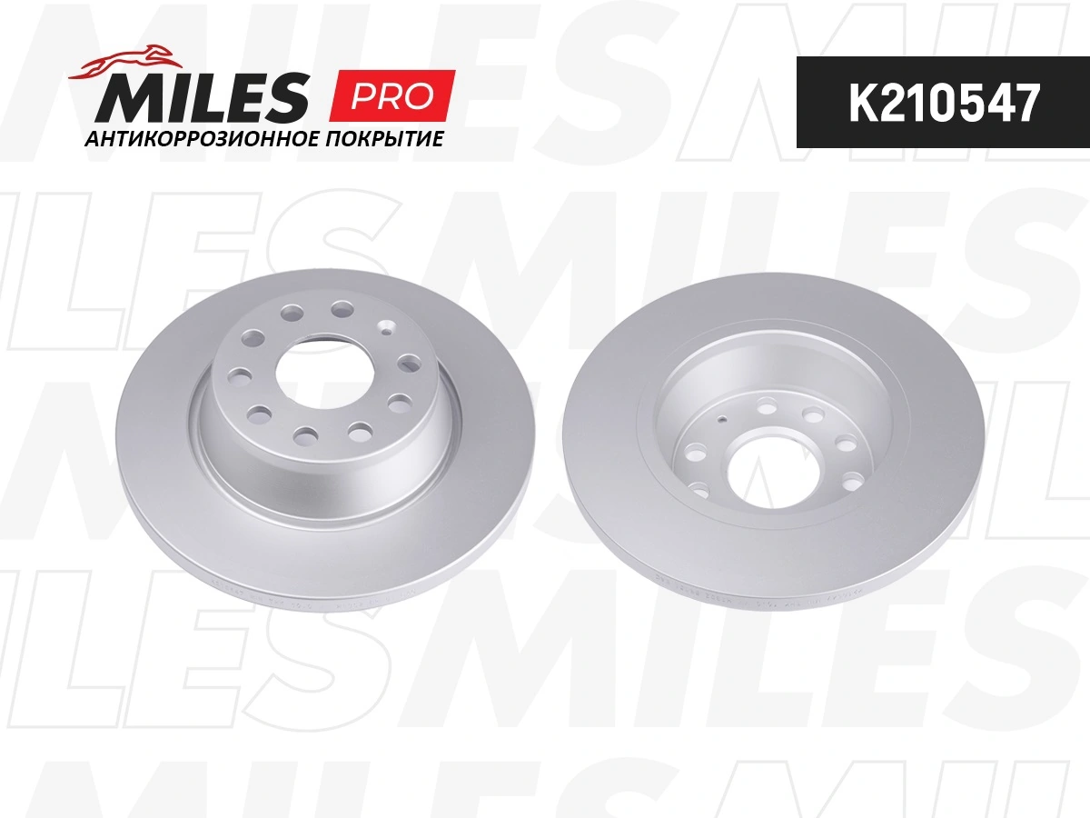 MILES féktárcsa - K210547 - TothCarparts