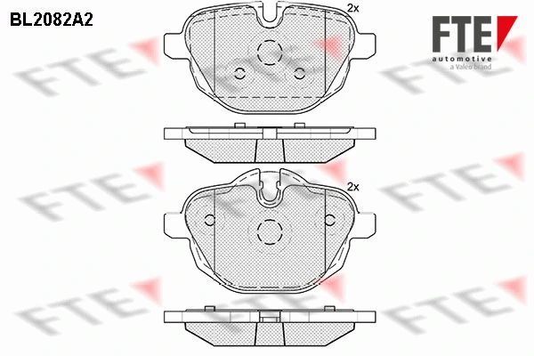 FTE fékbetétkészlet, tárcsafék - 9010666 - TothCarparts