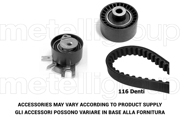 KWP Fogasszíjkészlet - TW055 - TothCarparts