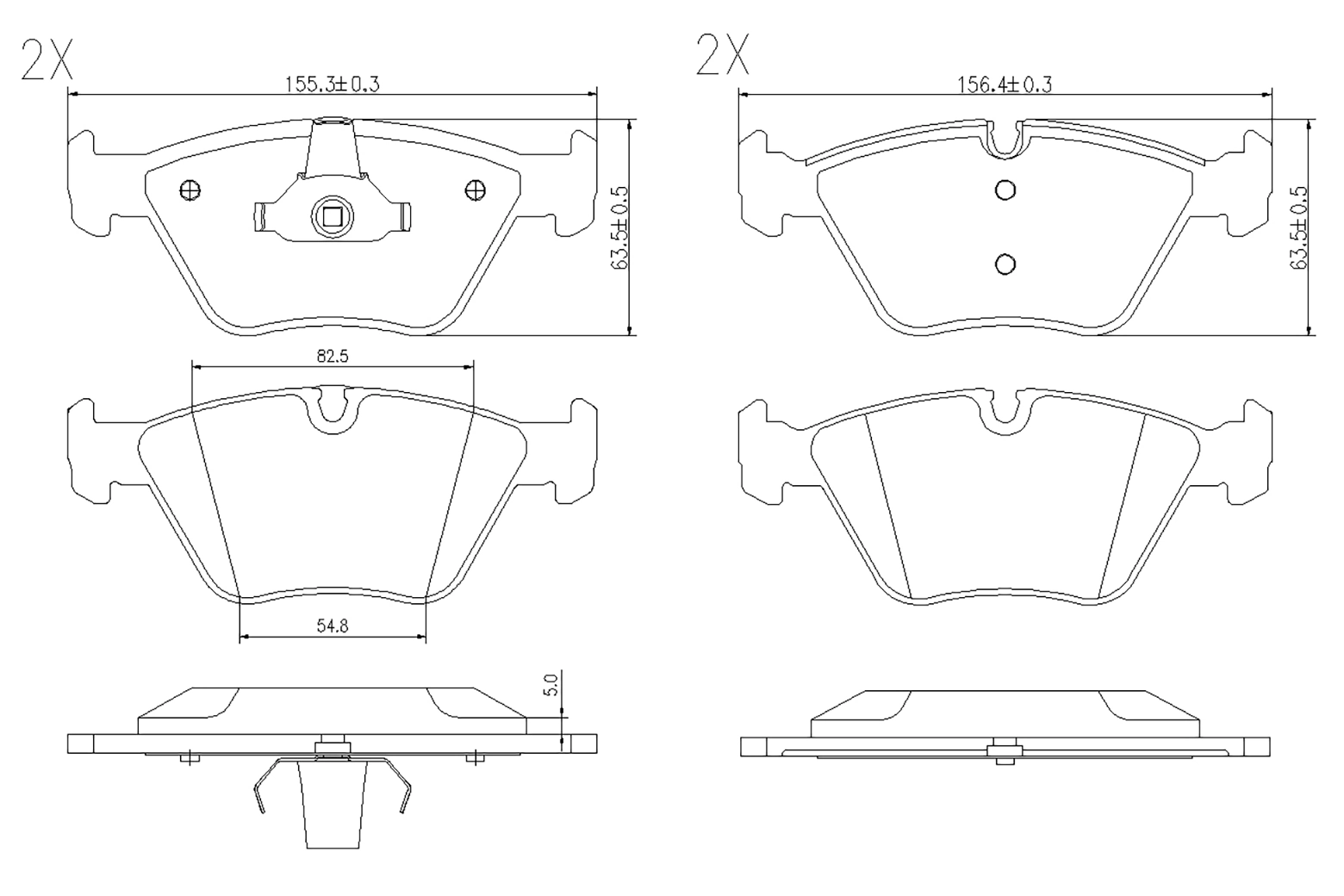 BOGAP fékbetétkészlet, tárcsafék - B8210141 - TothCarparts