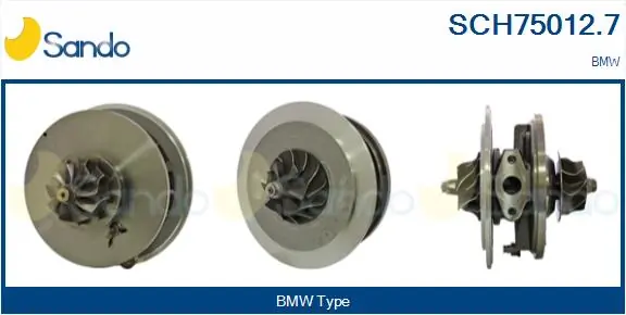 SANDO Törzscsoport, turbótöltő - SCH75012.7 - TothCarparts