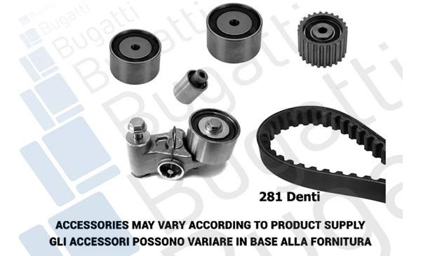 BUGATTI Fogasszíjkészlet - BKCD0184 - TothCarparts