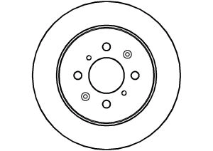 ABTEX féktárcsa - BD1110S - TothCarparts