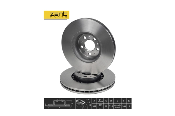 ZentParts féktárcsa - Z06078 - TothCarparts