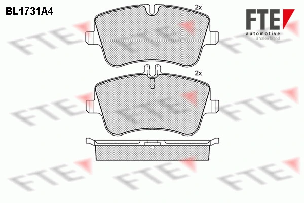 FTE fékbetétkészlet, tárcsafék - 9010319 - TothCarparts