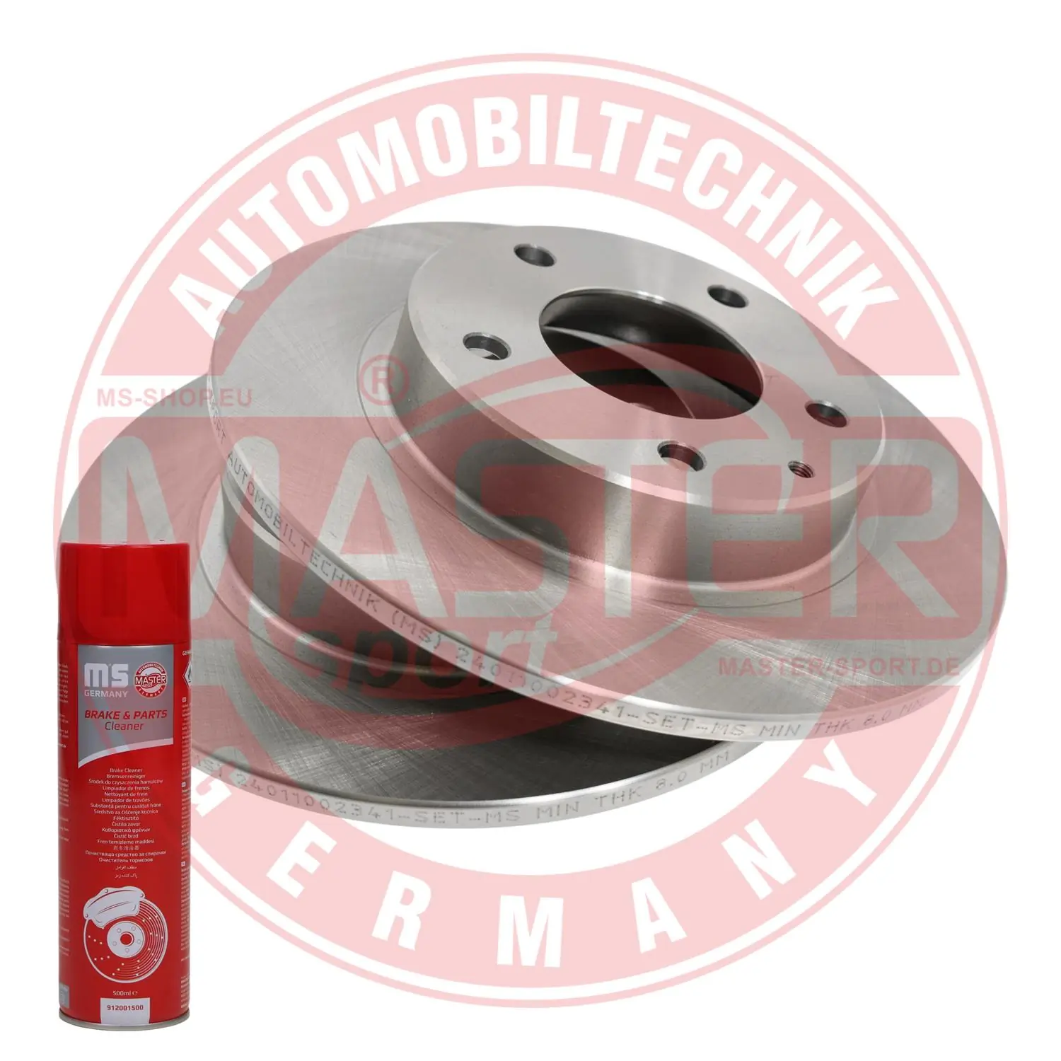 MASTER-SPORT GERMANY féktárcsa - 24011002341-SET-MSP - TothCarparts
