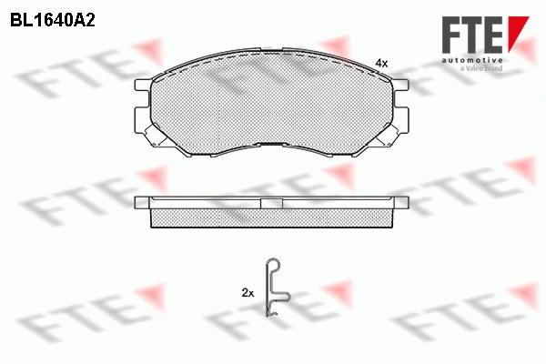 FTE fékbetétkészlet, tárcsafék - 9010263 - TothCarparts