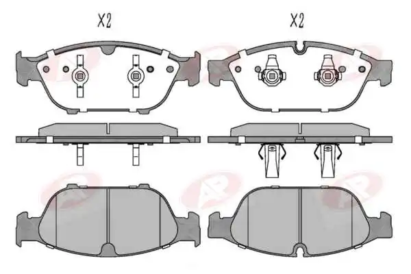 AP-SA fékbetétkészlet, tárcsafék - 5AP1743 - TothCarparts