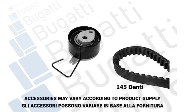 BUGATTI Fogasszíjkészlet - BKCD0632 - TothCarparts