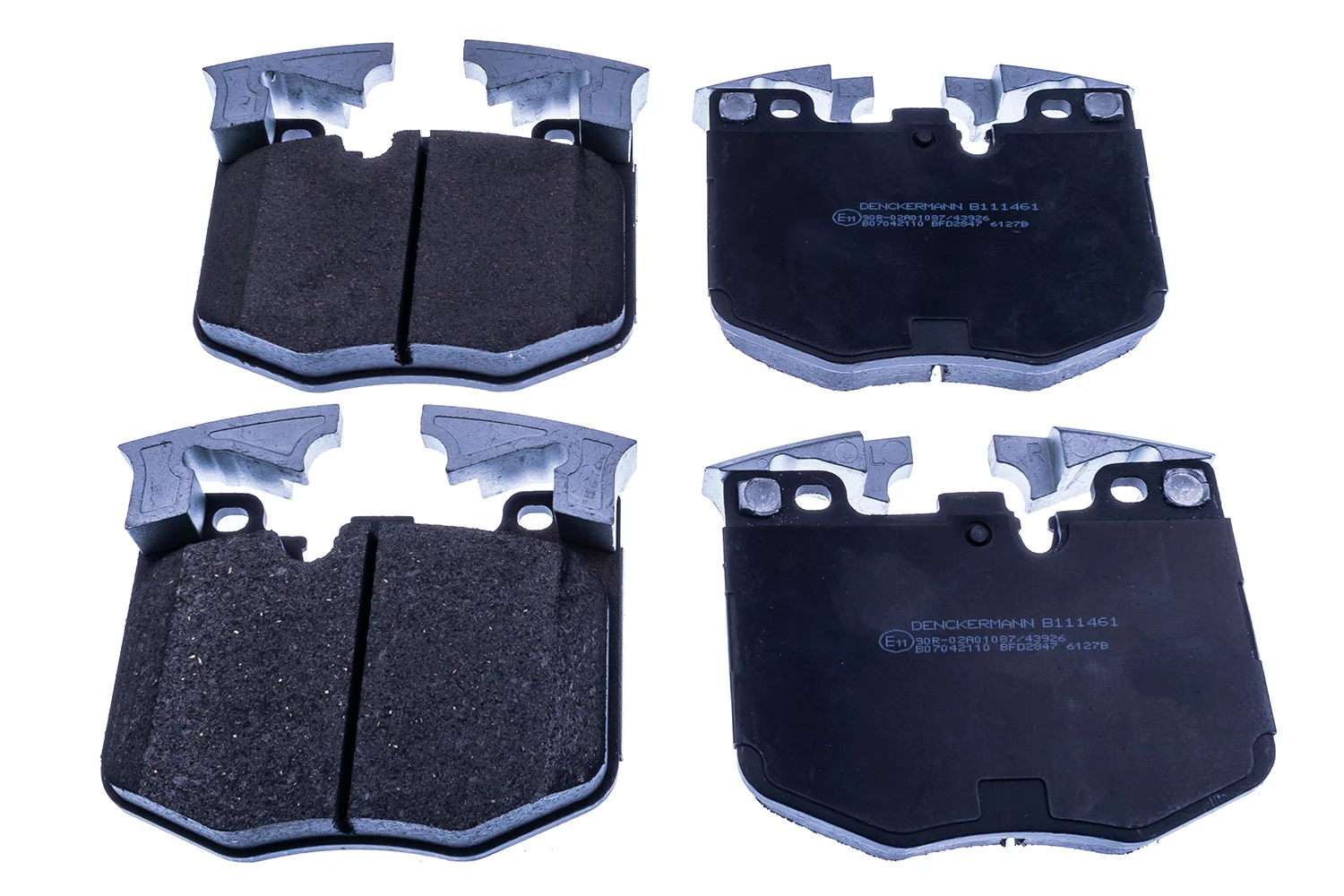 DENCKERMANN fékbetétkészlet, tárcsafék - B111461 - TothCarparts