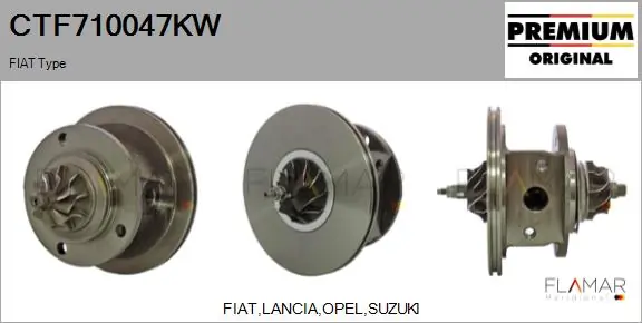 FLAMAR Törzscsoport, turbótöltő - CTF710047KW - TothCarparts