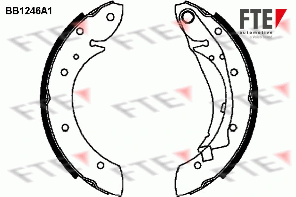 FTE fékpofakészlet - 9100050 - TothCarparts