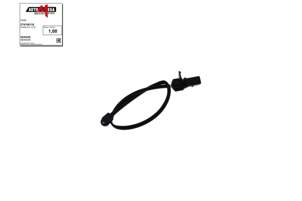 AUTOMEGA figyelmezető kontaktus, fékbetétkopás - 274748110 - TothCarparts
