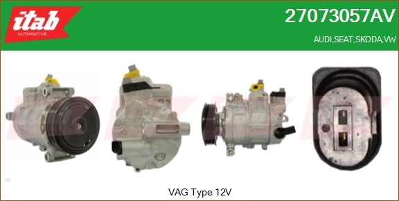 ITAB AUTOMOTIVE kompresszor, klíma - 27073057AV - TothCarparts