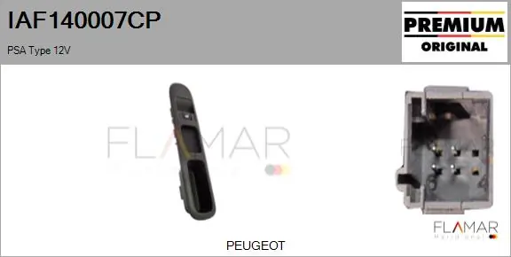 FLAMAR kapcsoló, ablakemelő - IAF140007CP - TothCarparts