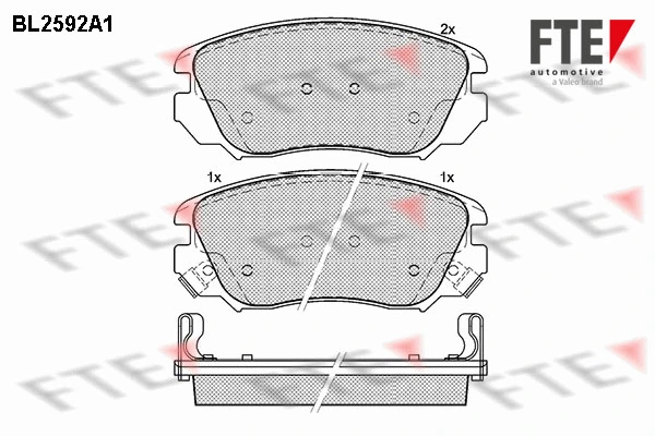 FTE fékbetétkészlet, tárcsafék - 9010843 - TothCarparts