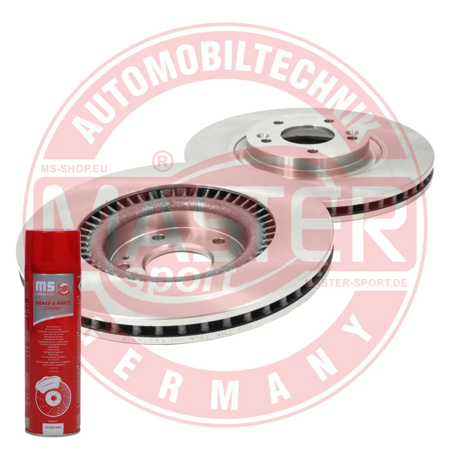 MASTER-SPORT GERMANY féktárcsa - 24012802581-SET-MSP - TothCarparts
