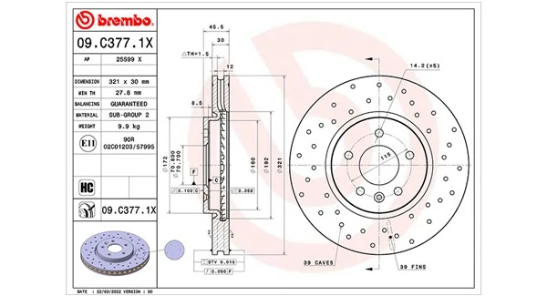 MAGNETI MARELLI féktárcsa - 360406178302 - TothCarparts