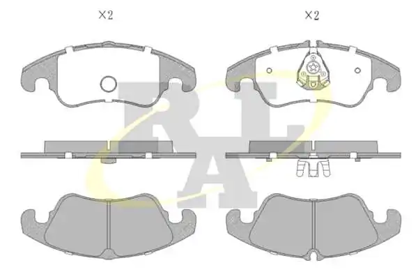 RAL-SA fékbetétkészlet, tárcsafék - RF1420 - TothCarparts