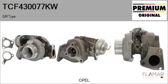 FLAMAR töltő, feltöltés - TCF430077KW - TothCarparts