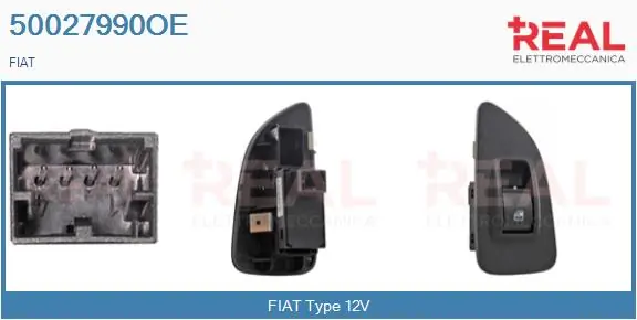 REAL kapcsoló, ablakemelő - 50027990OE - TothCarparts