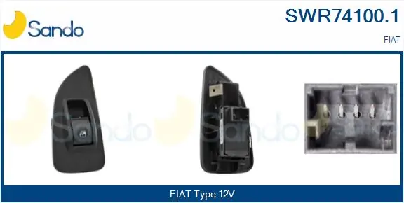 SANDO kapcsoló, ablakemelő - SWR74100.1 - TothCarparts