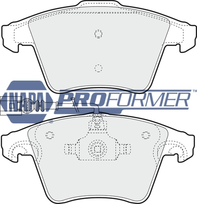 NAPA fékbetétkészlet, tárcsafék - PBP7944 - TothCarparts