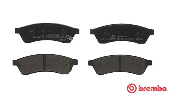 A.B.S. fékbetétkészlet, tárcsafék - P 10 060 - TothCarparts
