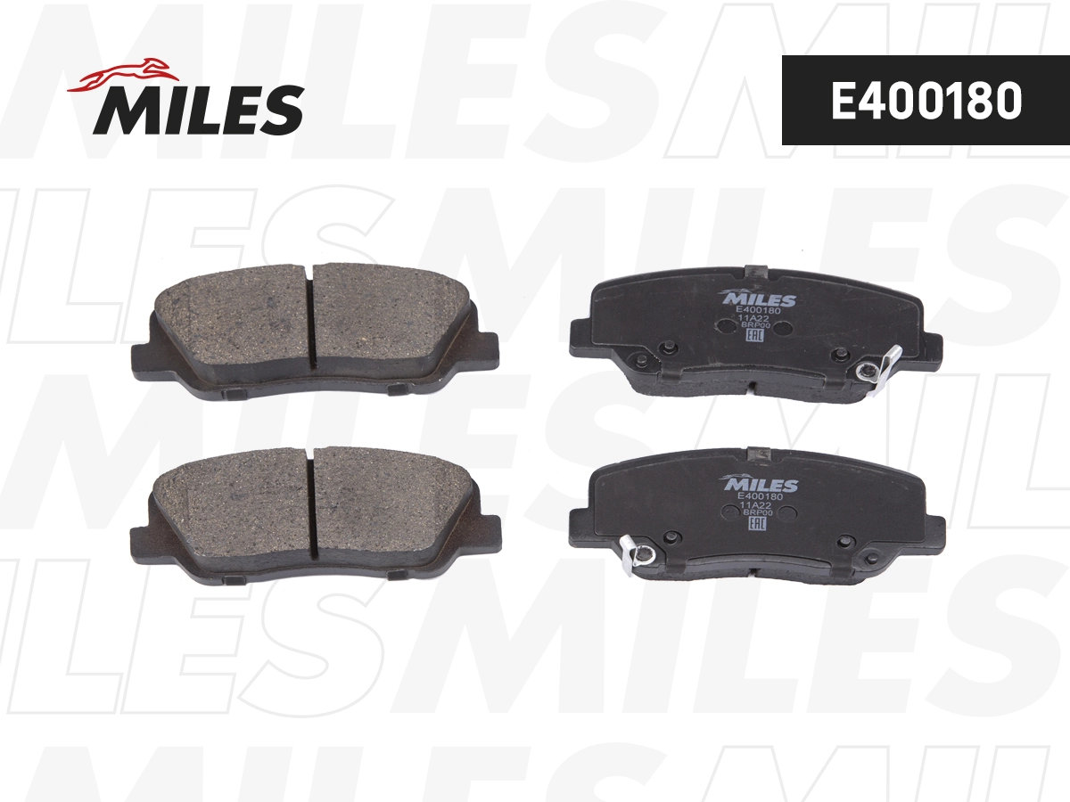 MILES fékbetétkészlet, tárcsafék - E400180 - TothCarparts