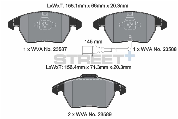 PAGID Racing fékbetétkészlet, tárcsafék - T8033SP2001 - TothCarparts