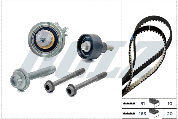 DOLZ Fogasszíjkészlet - SKD149 - TothCarparts