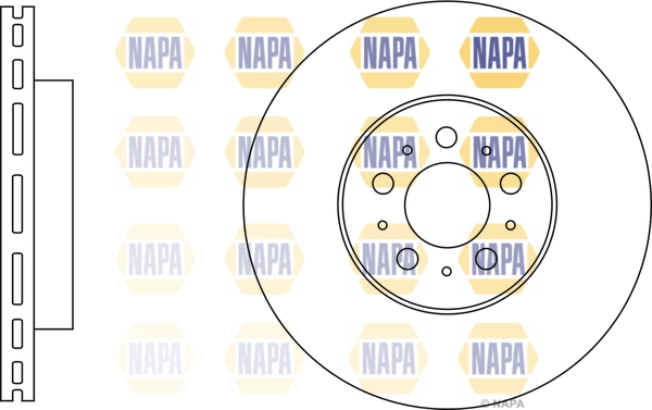 NAPA féktárcsa - NBD5110 - TothCarparts