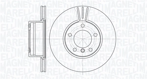 MAGNETI MARELLI féktárcsa - 361302040662 - TothCarparts
