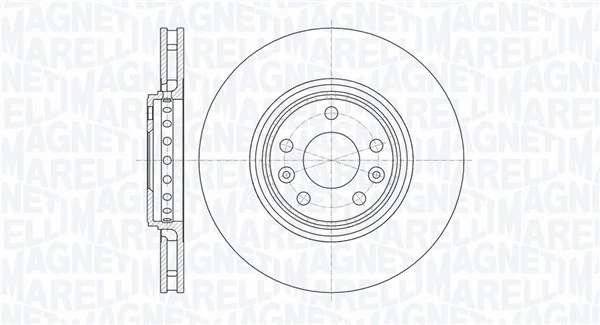 MAGNETI MARELLI féktárcsa - 361302040757 - TothCarparts