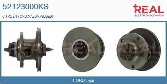 REAL Törzscsoport, turbótöltő - 52123000KS - TothCarparts