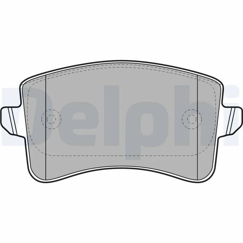 DELPHI fékbetétkészlet, tárcsafék - LP2106-17B1 - TothCarparts