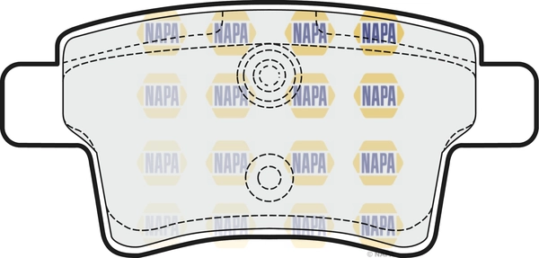 NAPA fékbetétkészlet, tárcsafék - NBP1417 - TothCarparts