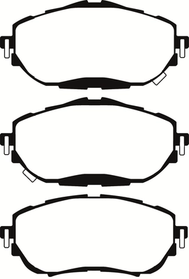 ABTEX fékbetétkészlet, tárcsafék - PLU2259 - TothCarparts