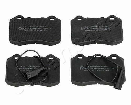 PEMEBLA fékbetétkészlet, tárcsafék - JAPPA-0201AF - TothCarparts