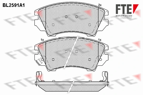 FTE fékbetétkészlet, tárcsafék - 9010842 - TothCarparts